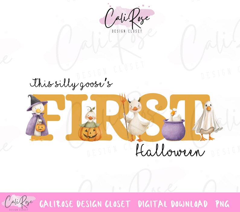 Silly Goose First Halloween Png Digital Download Printable - Etsy