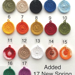 New Colors!! 2 Doll Potholders in 1:12 Scale Miniature Decor