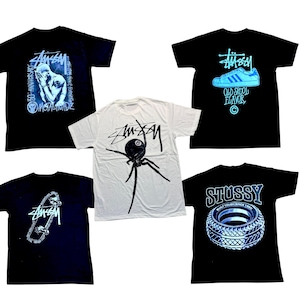 Lot de 5 Stussy + sacs en polyéthylène et cartes d'étiquettes gratuites