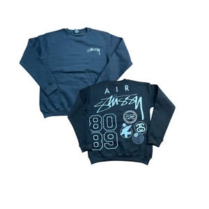Moletom Stussy x Nike + sacola de presente e cartão de identificação grátis.