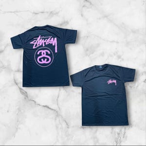 Stussy Double SS + sac cadeau et carte d'étiquette.