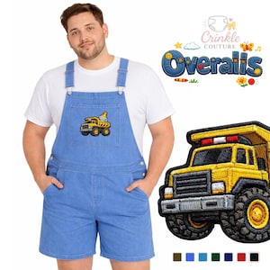Salopette in denim da camion ribaltabile