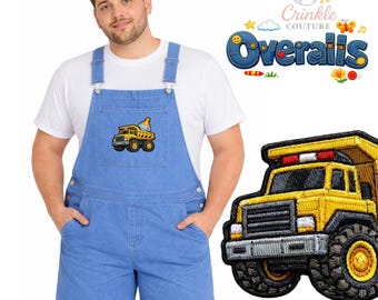 Dump Truck Denim Overalls