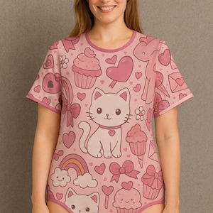 ABDL All-Over Print Cutesy Girl Onesie
