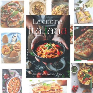 La Cucina Italiana Digital book | Traditional Italian Recipes Cookbook | Digital Download