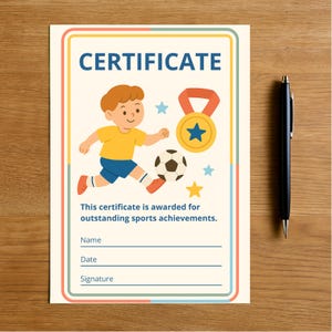 Printable Kids Diplomas – Achievement & Reading Certificates | End of Year Awards | Editable PDF | Homeschool, Classroom Reward Printables