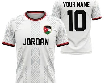 Custom Jordan Soccer Shirt for Men, Personalized Football Jersey Name and Number