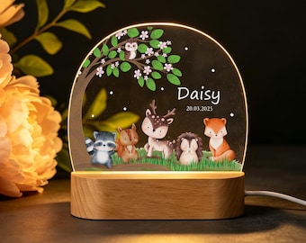 Children’s Night Light: Personalized with Name - Cozy Bedroom Decor