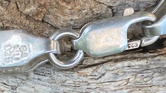 BANU Sterling Silver Turkish Bracelet, Vintage 925 Jewelry