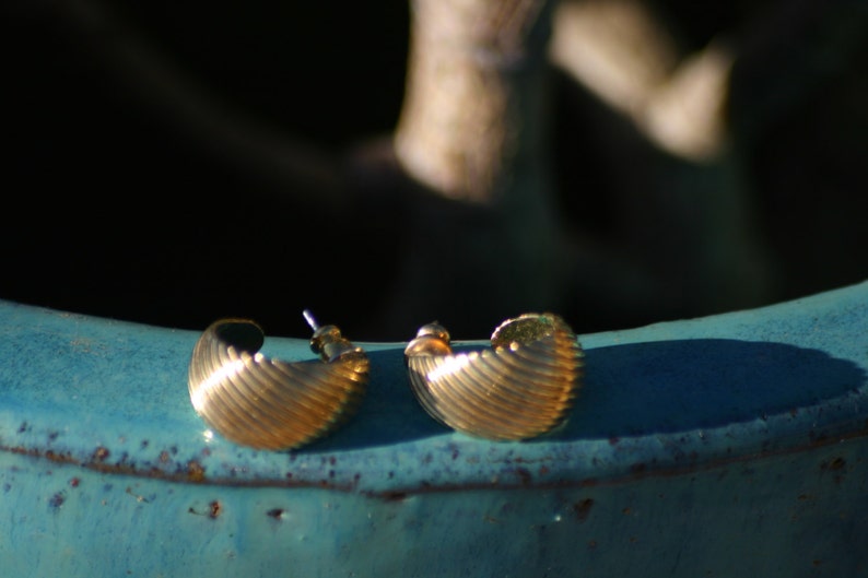 Vintage Gold Tone Earrings