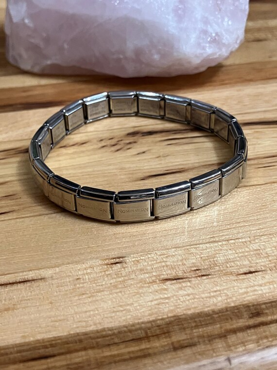 Nomination Stainless Steel Charm Bracelet, Golf Club Design, Italian Jewelry, Vintage Bracelet