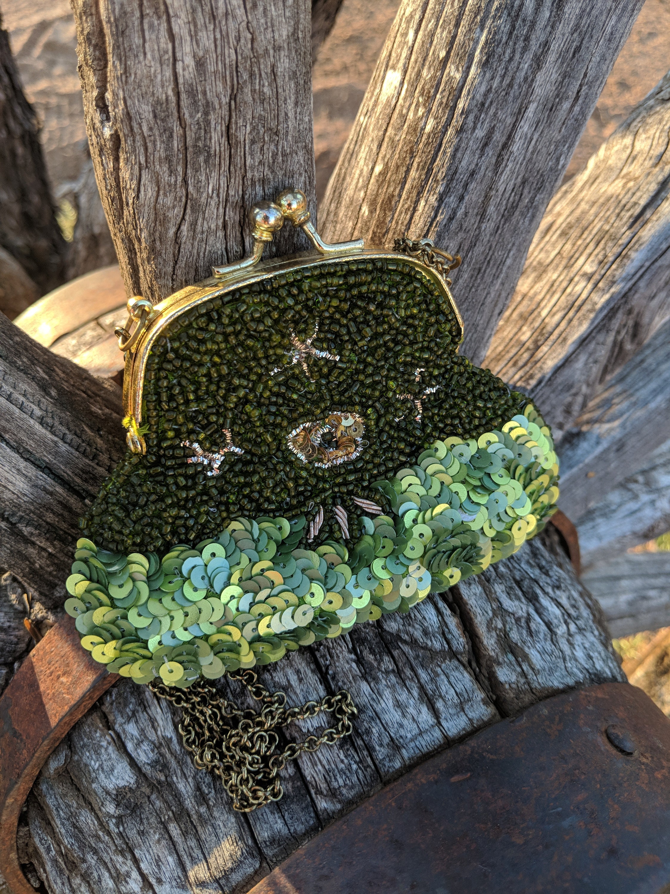 Aldo Vintage Coin Purse St. Patty s Day Wear Petite Little Green Purse March 17 Wear Lucky Irish Handbag Seed Beads Clutch Hand Bag Etsy