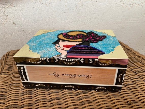 Double Romeo Roma Cigar Box Purse, Vintage Top Ha… - image 6