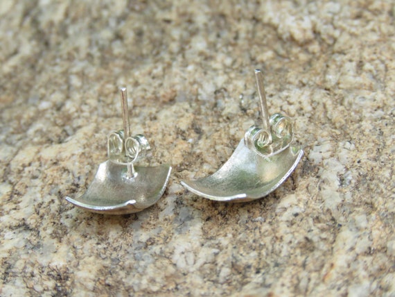 Sterling Silver Rectangular Earrings, 925 Jewelry… - image 5