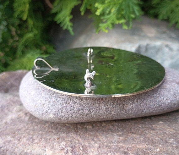 Abalone Shell Inlay Pendant & Brooch, Alpaca Mexi… - image 4