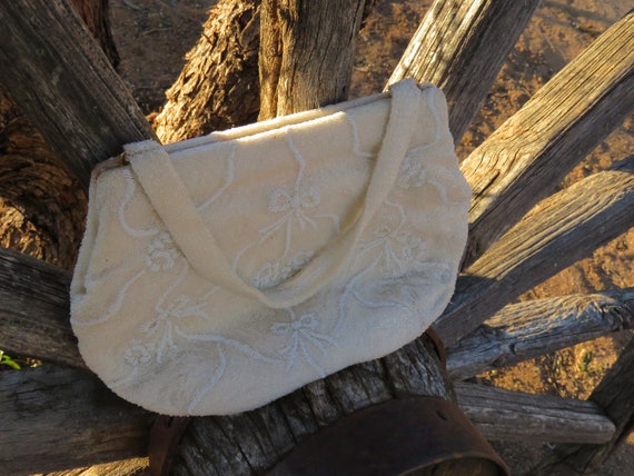 Vintage Mirco Beaded Clutch Purse, Wedding Bag, F… - image 3