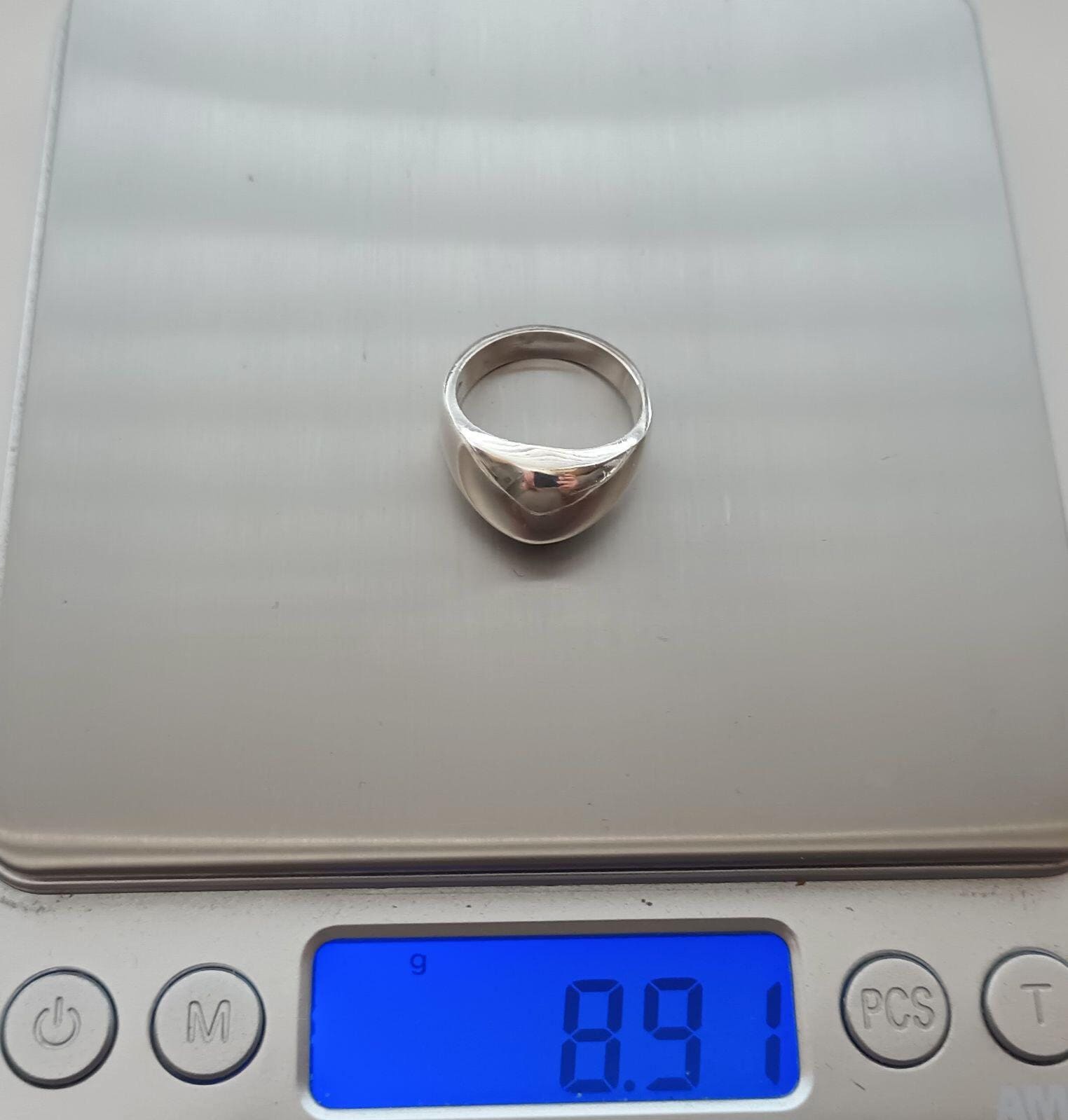 ヴィンテージ！Silver MEXICO Solid Wavy ブレスレット レディース