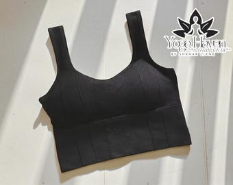 Women’s Breathable Sports Bra | Seamless Yoga Outfit | Push-Up Workout Crop | Anti-Sweat Gym Top | Fitness Wear for Exercise