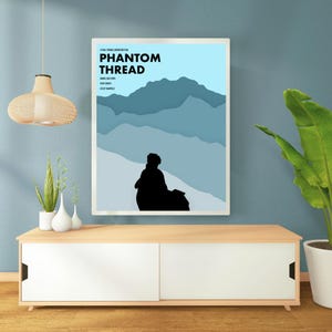 Minimalist Phantom Thread Movie Poster Print | Digital Download | Abstract Film Wall Art | 16x20 Printable