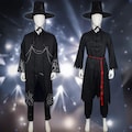 Kpop Demon Hunters Saja Boys Jinu Cosplay Costume Uniform Set Includes Adult Kids Size - Kpop Demon Hunter Halloween Cosplay (Fast Shipping)