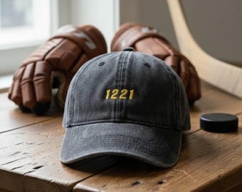 1221 Heated Rivalry Embroidered Hat, Hockey Romance Embroidered Hat, Team Hollanov Baseball Cap, Boston Raiders Baseball Hat, Novel Fan Gift