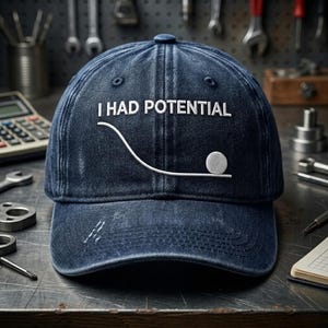 Boné de beisebol bordado "I Had Potential", Boné bordado "Project Hail Mary", Presente para fã do filme Sici