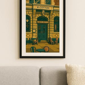 Stampa artistica da parete "Il coniglio cieco" di Nottingham