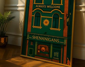 Shenanigans Liverpool Wall Art Print