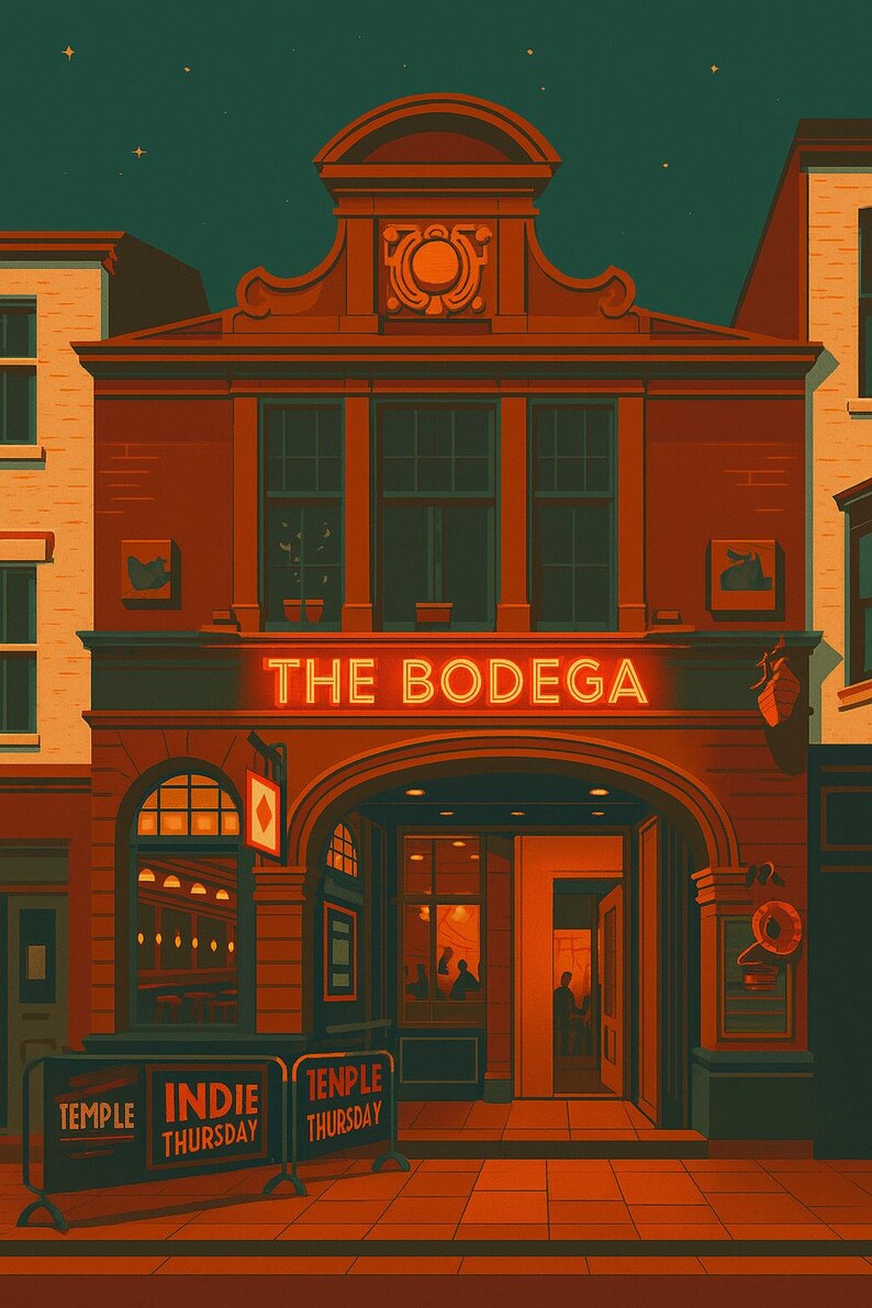 The Bodega Nottingham Wall Art Print - Etsy UK