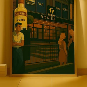 Rosies Nightclub Birmingham Wall Art Print