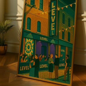 Level Nightclub Liverpool Wall Art Print