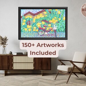 frame tv artwork summer Art 150 Tropical Beach Digital Download Bundle