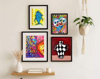 Galeria de Expressionismo Moderno - Arte Pós-Digital Eclética e Vibrante