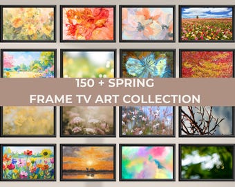 samsung frame tv Spring Art Bundle Digital Download Floral