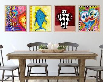 Kit inicial completo para parede de galeria - Estilo Maximalista Eclético (Download Digital)