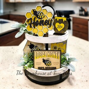 Tiered Tray Decor | Tiered Tray Bundle | Honey Bee Tiered Tray Decor