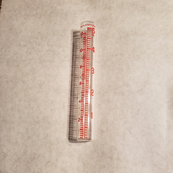 Tube Pluviomètre En Verre - Capacité 5 Pouces, Lot De 2 - Pour Jardin Et Cour - 8