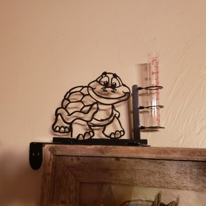 Turtle / Reptile  / Plasma cut metal art / Yard decoration / Weather station / Weathervane / Flag / Gift /  Men gift