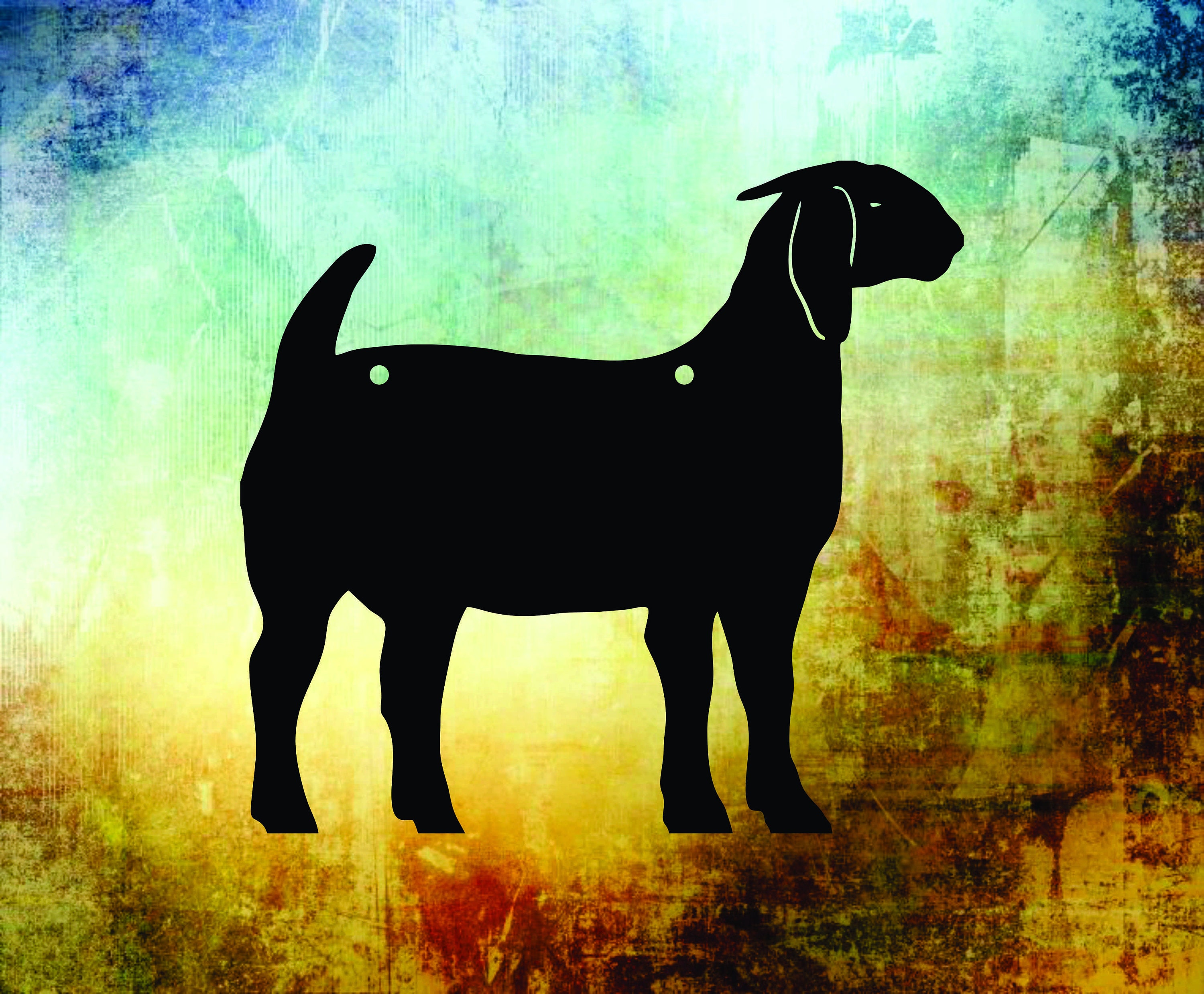 Personalized Metal Goat Sign: Farm Decor, Boer or Dairy Goat, Yard ...