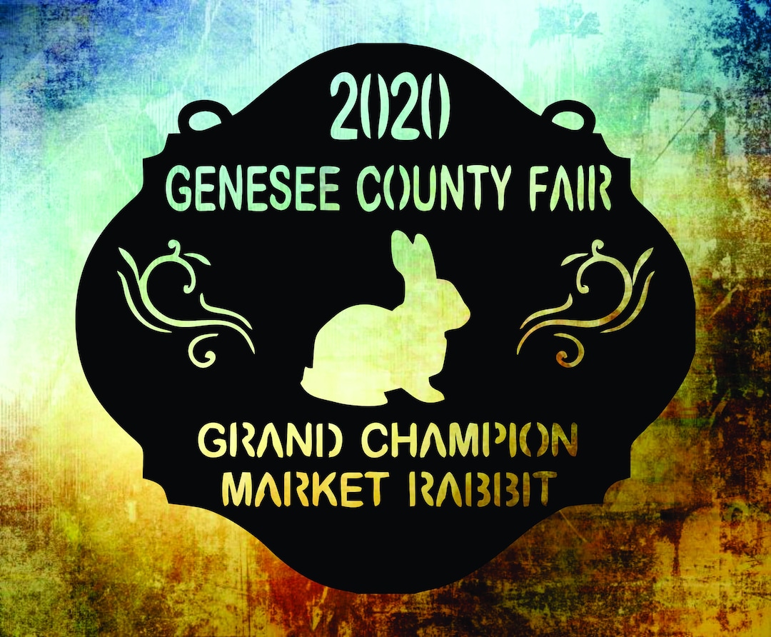 Personalized Livestock Rabbit Show Award, Trophy, Ribbon, Plaque. Grand ...