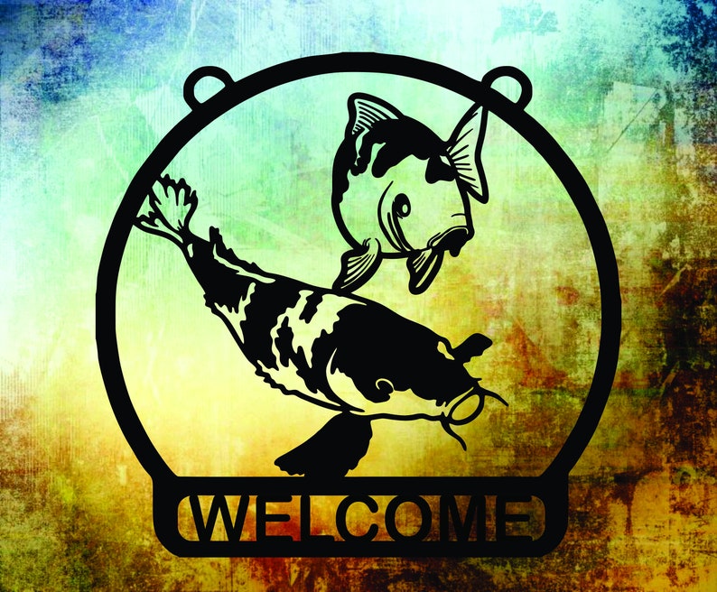 18 or 15 Wide Plasma Cut Metal Koi Fish Pond Etsy