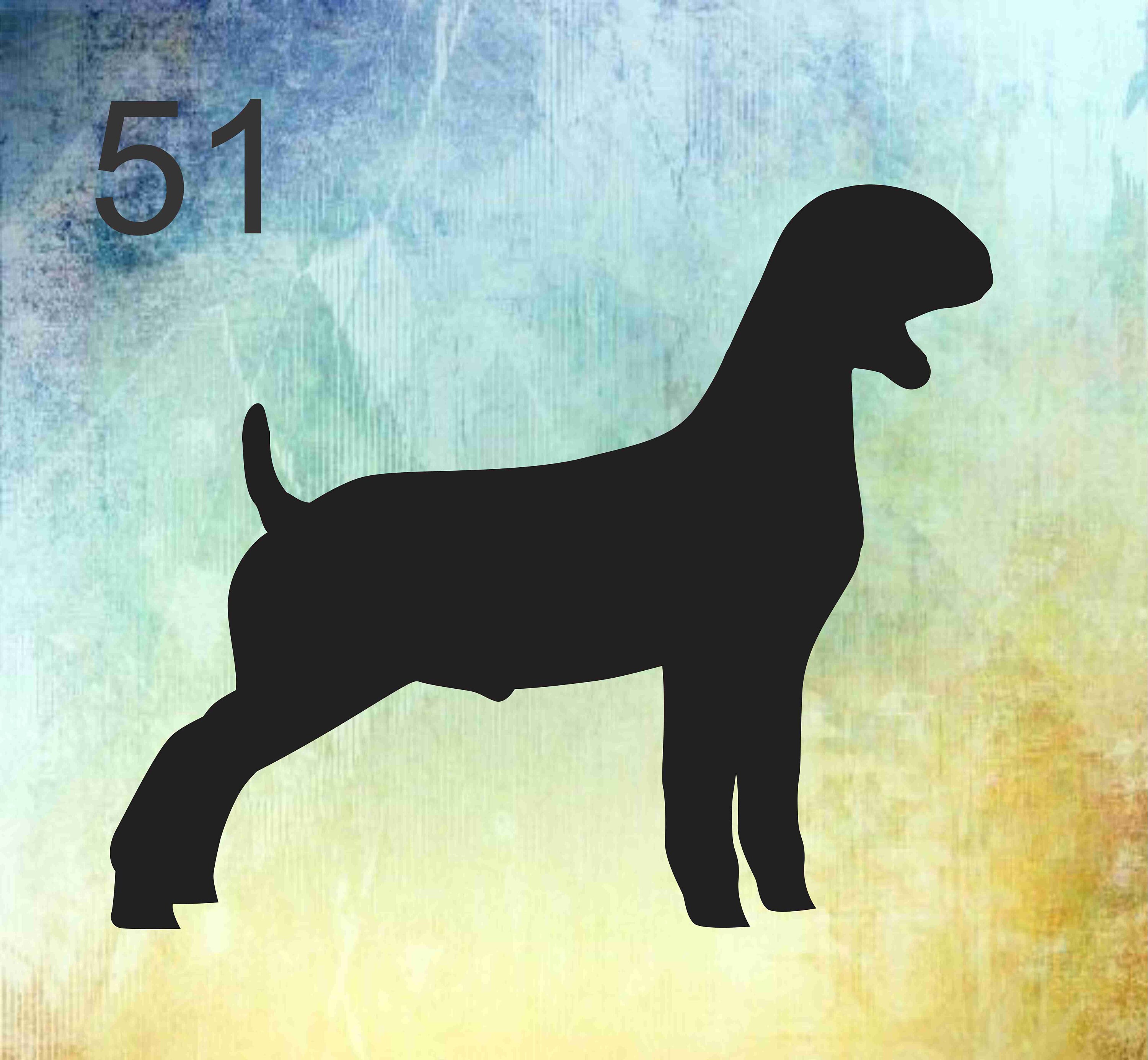 Custom Boer Goat Metal Ear Tag Sign: Livestock Show Award - Etsy