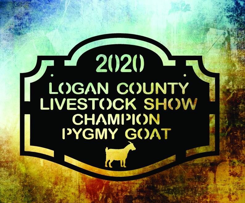 Pygmy Goat Livestock Award or Pen Sign. Pen Sign or Livestock Etsy