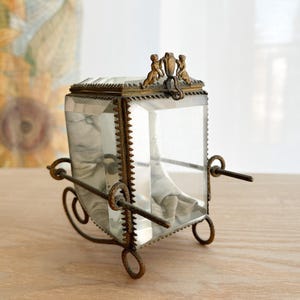 Unique Antique French Jewellery Coach Pocket Watch Holder