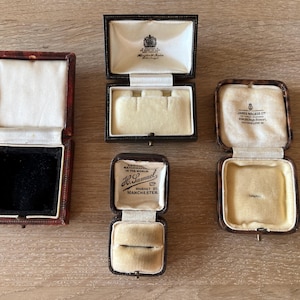 Vintage leather jewelry box - Etsy 日本