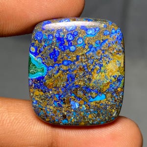 Cabochon di Shattuckite, pietra preziosa di azzurrite naturale, pietra preziosa per la creazione di gioielli, ciondolo, cristallo di azzurrite, regalo per lei, regalo per lei 34,10 ct