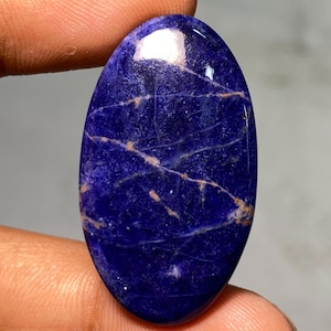 AAA Amazing Quality Sodalite Cabochon, Sodalite Gemstones handmade Natural Sodalite loose stone for jewelry making. 31.85Cts 36x20x5 MM