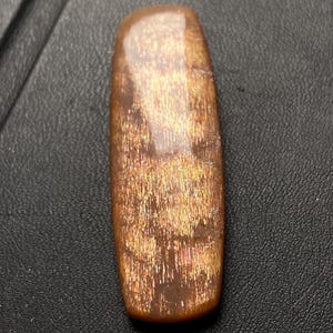 RARE ! Lattice Sunstone Cabochon- 100% Natural Natural Lattice Gemstone Loose For Rainbow Sunstone Making Jewelry Pendant 41.10Ct. 51x16x6mm