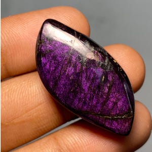 Purpuriet edelsteen, vrije vorm purpuriet cabochon, natuurlijke designer stichtiet paarse purpuriet hanger edelsteen voor sieraden 44,10 cts