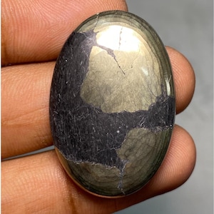 Cabochon en or Apache naturel, incroyable pierre précieuse en or Apache, meilleur lot d'or Apache, fabrication de pierres précieuses faites main pour bijoux. 66,05 cts